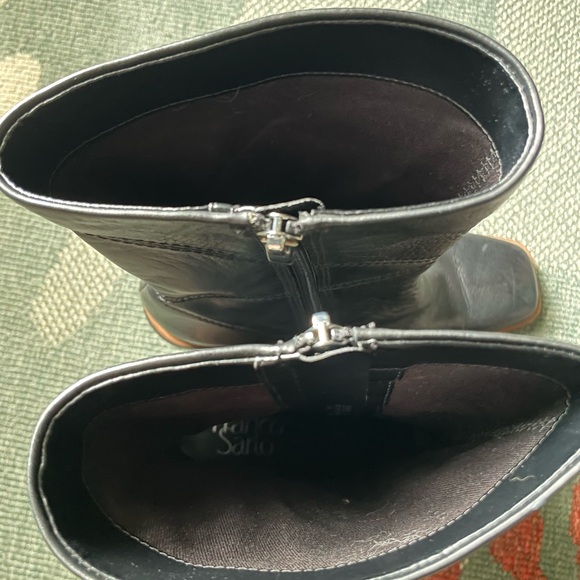 Franco Sarto Black Stevie Heeled Boots - Picture 14 of 15